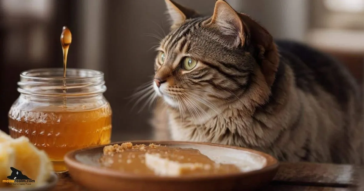 cats eat honey