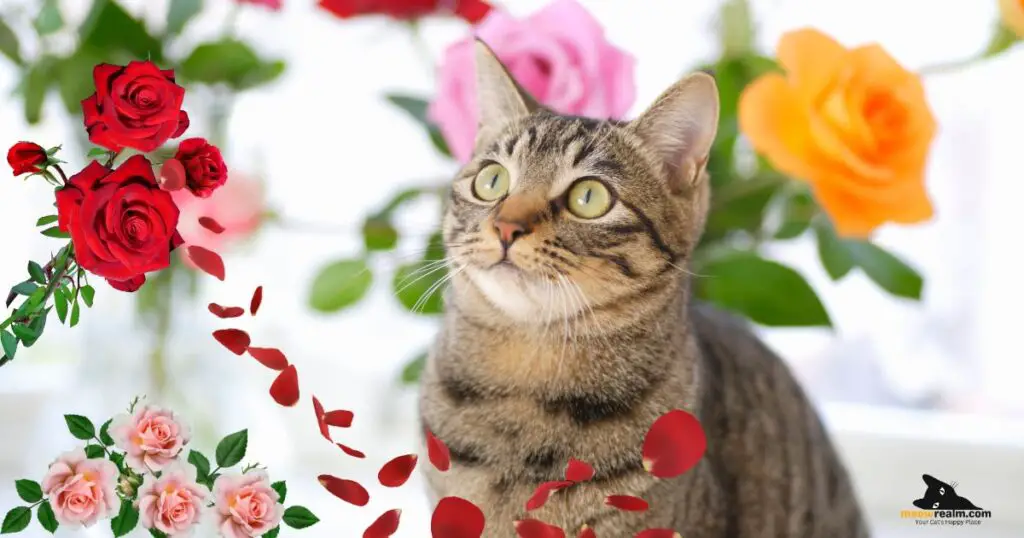 are roses toxic to cats