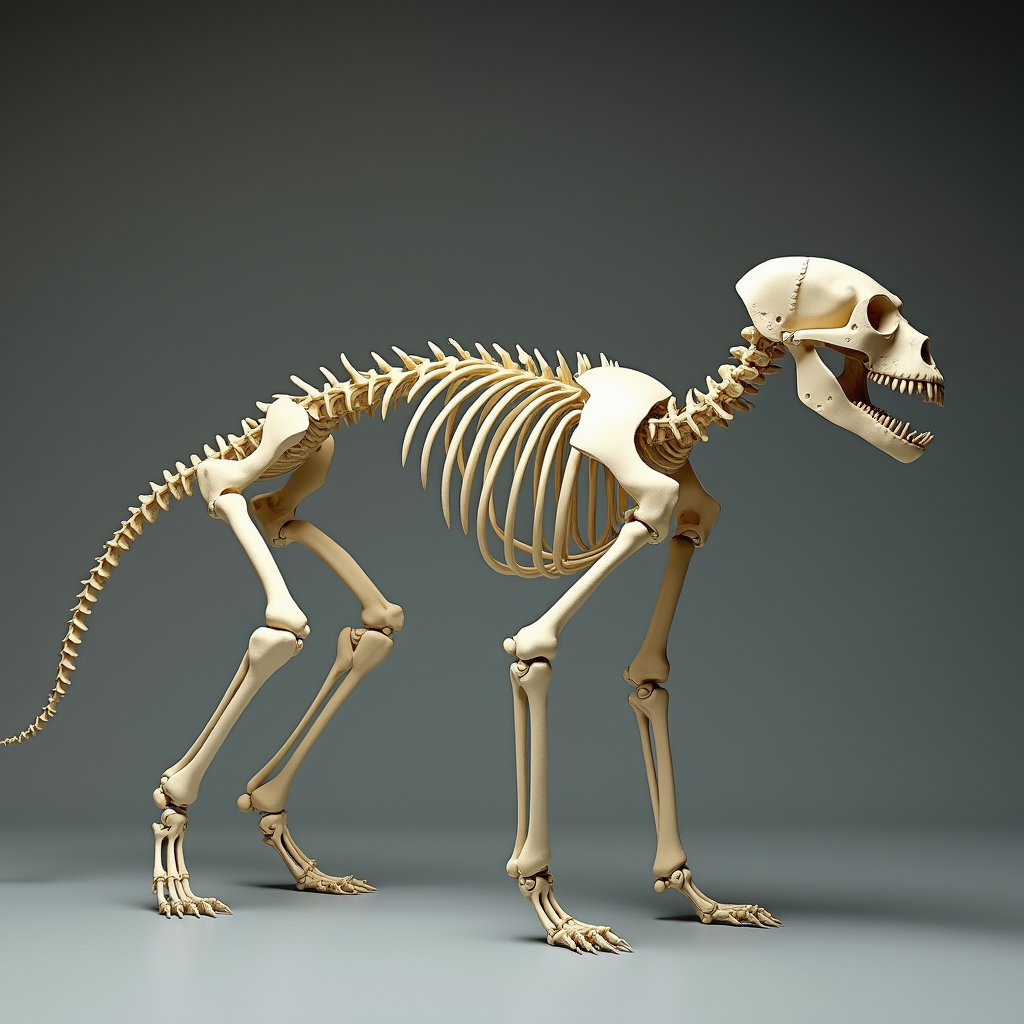 cat skeleton